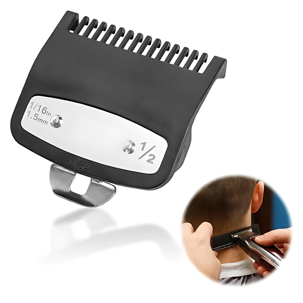 Clipper Half Guard Guide Comb Black 1.5mm 1/2 - ZP5024