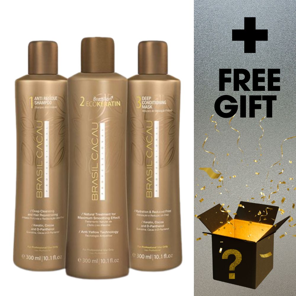 Brasil Cacau Eco Keratin Smoothing Treatment Kit - 300ml