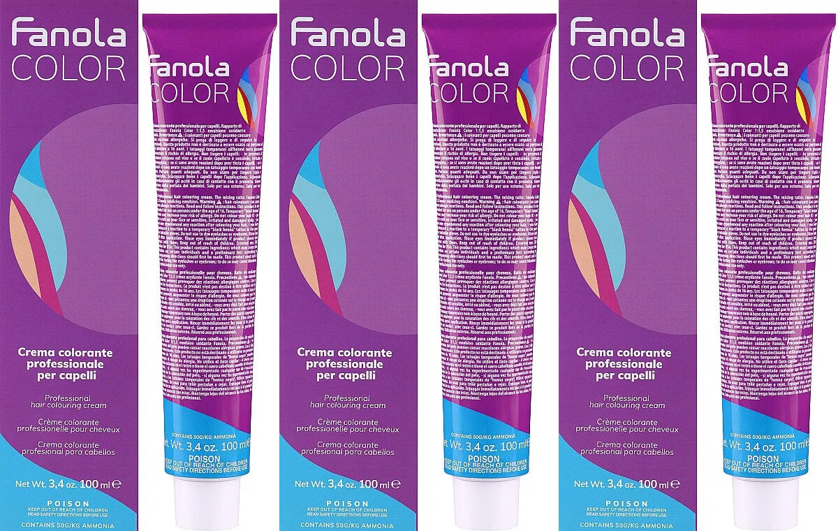 Fanola Permanent Hair Colour/ Cream Dye 100ml Tube *Choose Colour*