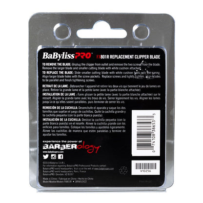 BaBylissPRO Replacement Hair Clipper Taper Blade Silver FX801R