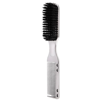 Fade Brush & Beard Brush With Comb - LT1236