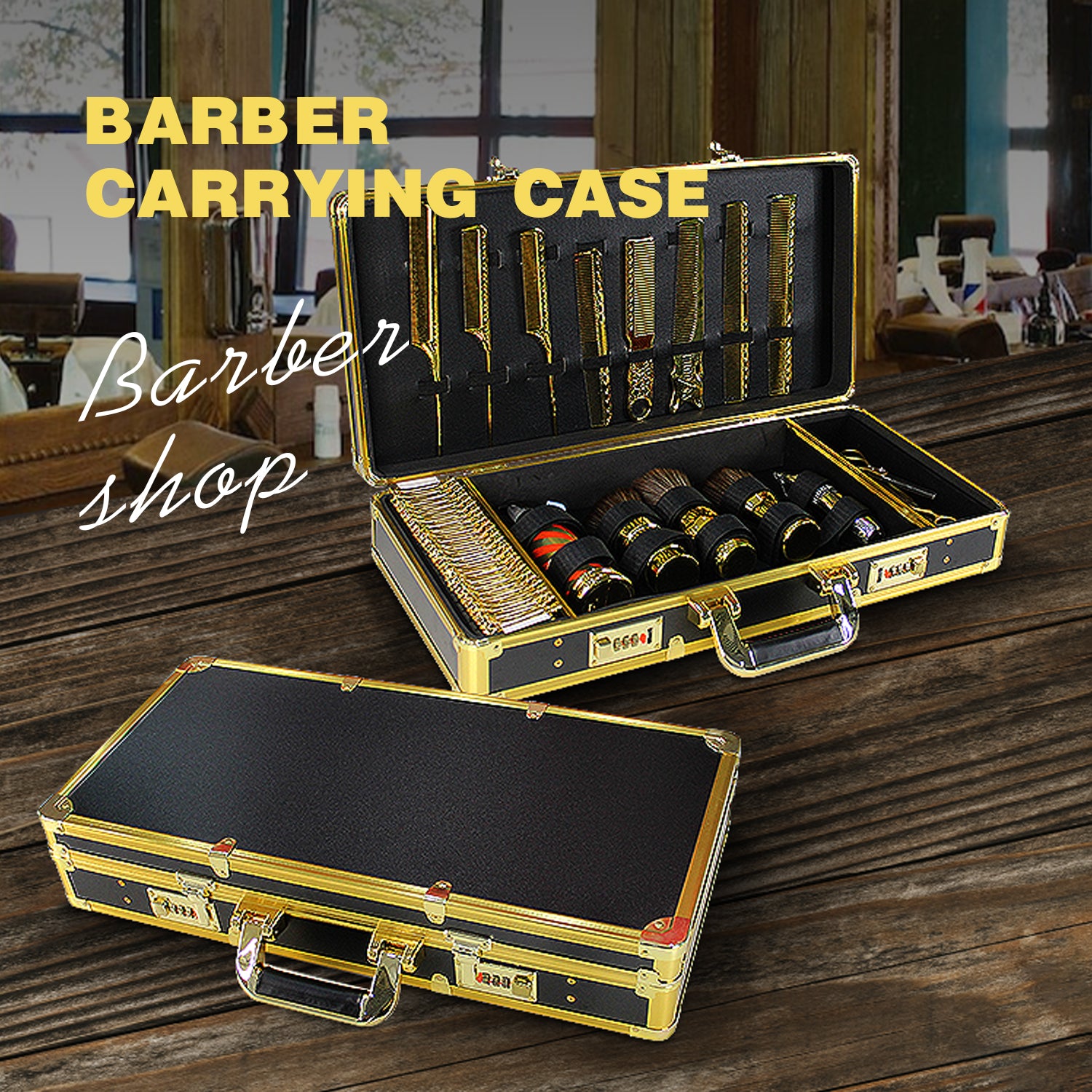 Barber Tools Carry Case Trimmers Clippers Organizer Box - TC105