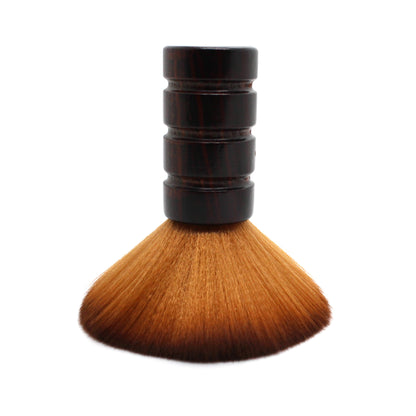 Professional Barber Neck Brush Wooden (Dark Brown) - S02