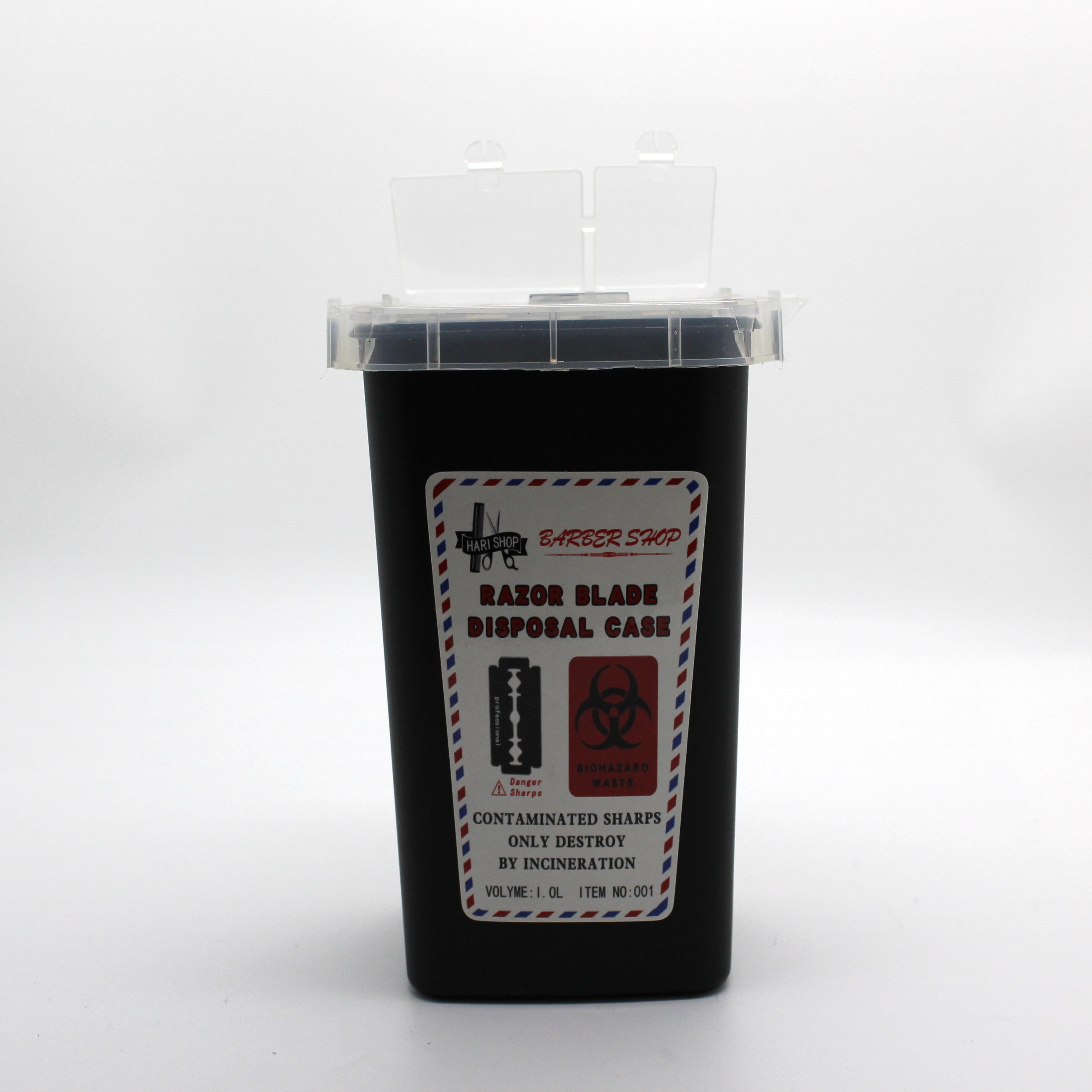 Razor Blade Barber Disposable Container - RB001