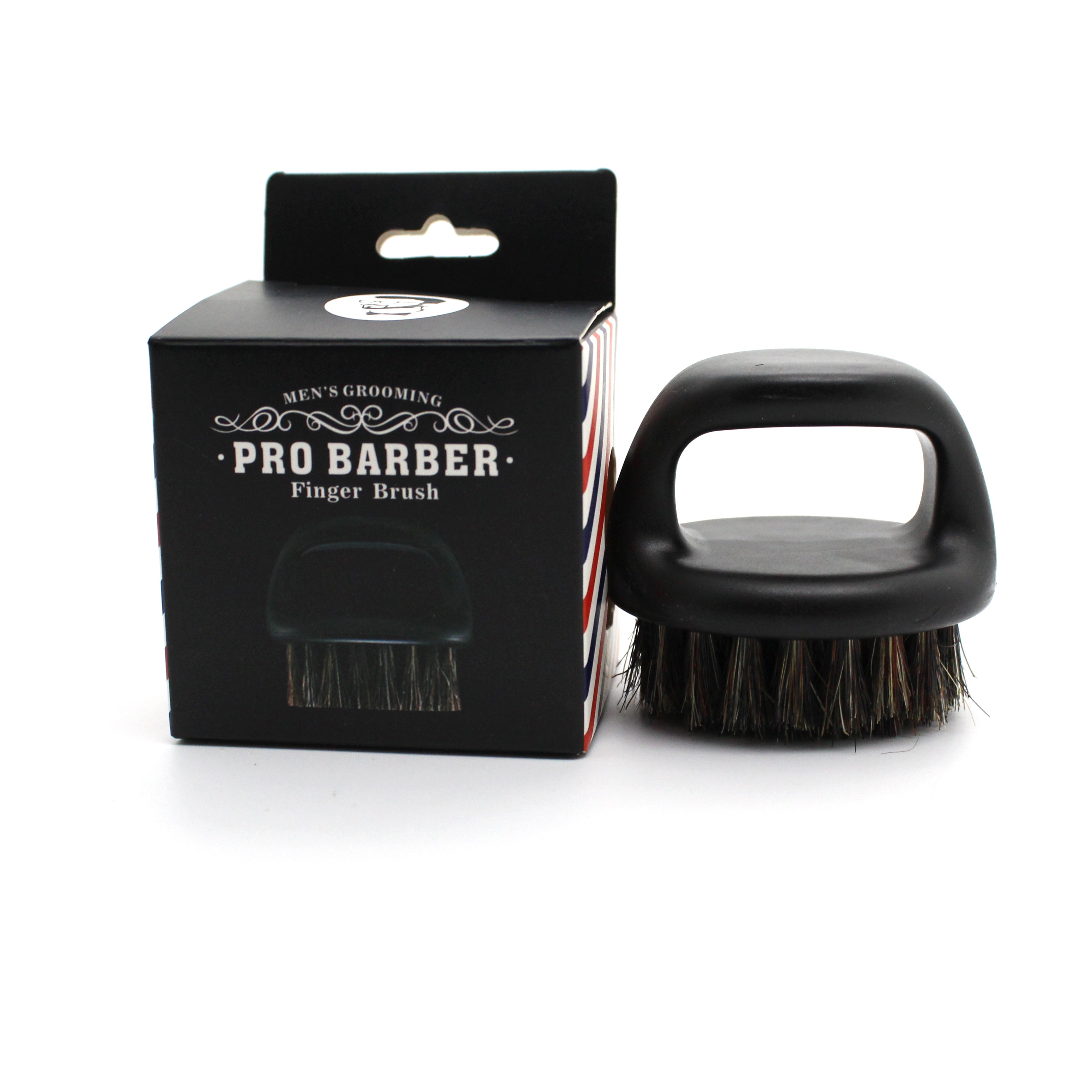 Fade Knuckle Brush Firm Bristle – Black 1639A