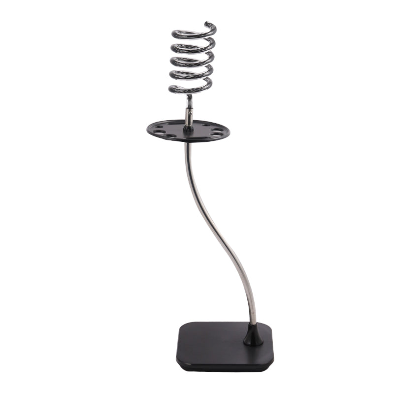 Hair Dryer Stand Holder Floor Standing with Holder Base -Black DH0039