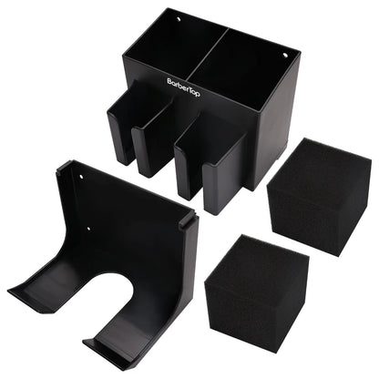 Wall-Mounted Barber Tool Organizer – Storage Rack for Hairdressing Stations