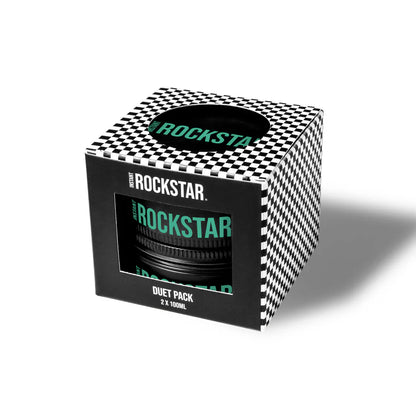 Instant Rockstar Duet Pack - Matte Rock - Medium Hold Matte Styling Wax - 2 X 100ML