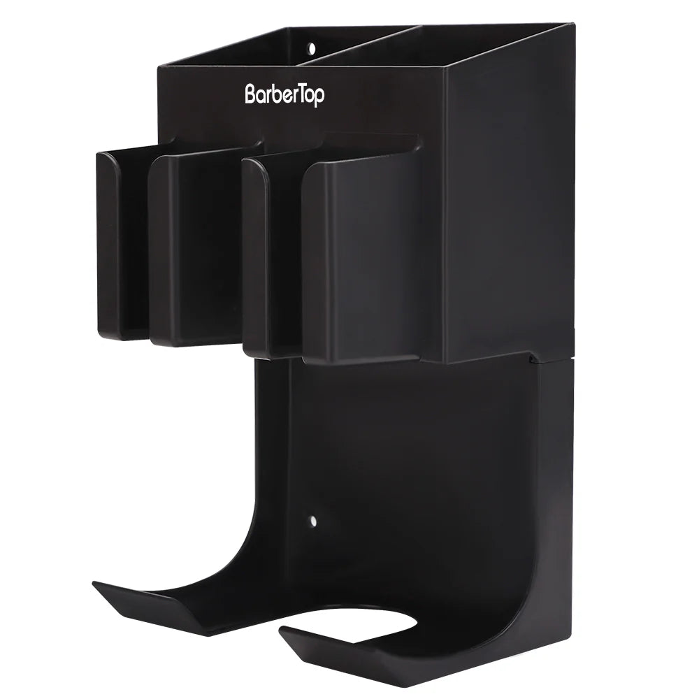 Wall-Mounted Barber Tool Organizer – Storage Rack for Hairdressing Stations