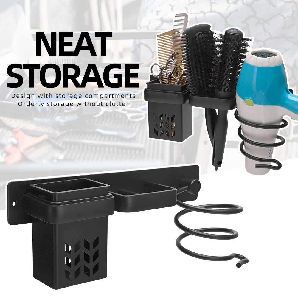 Wall-Mounted Hair Dryer Holder – New Style for Barbers and Salons