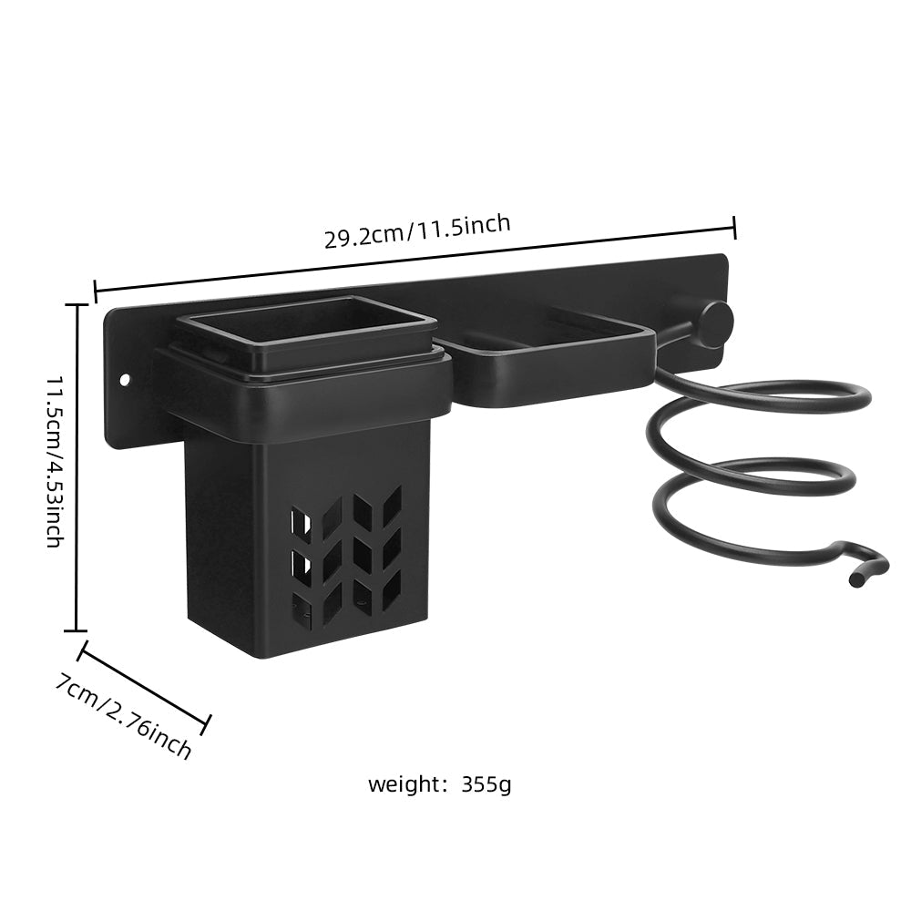 Wall-Mounted Hair Dryer Holder – New Style for Barbers and Salons