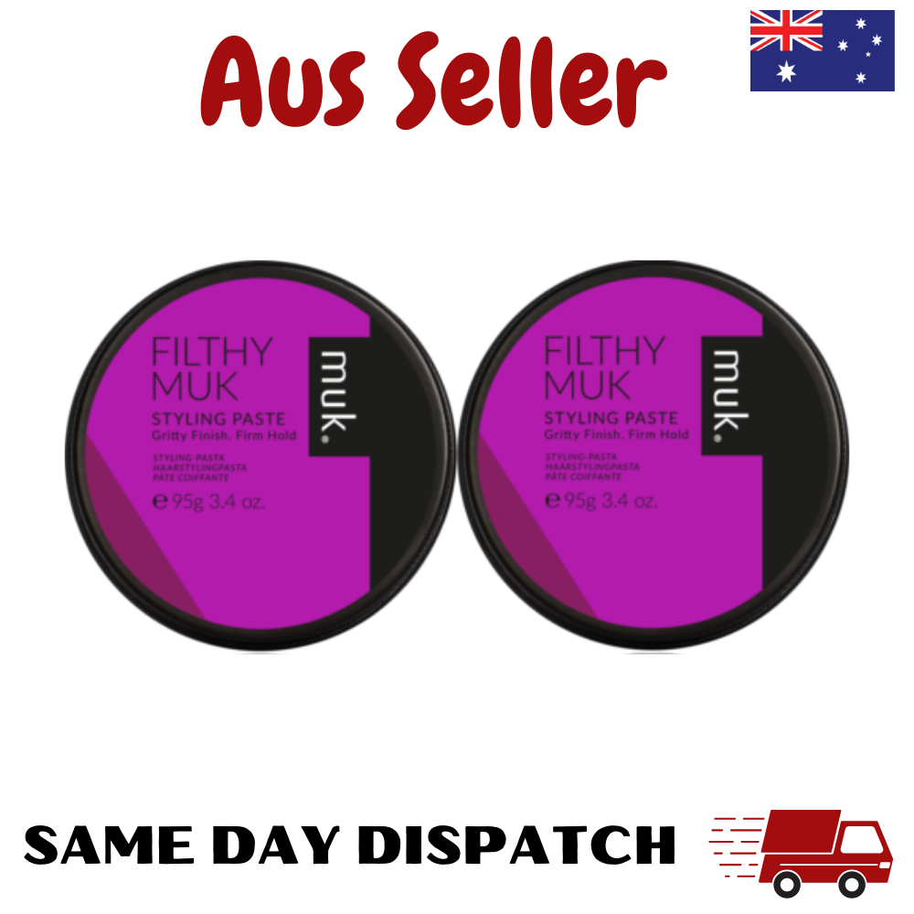 Muk Wax 2 x Filthy 95g Value Pack Matte Styling Wax - Hair Style Wax