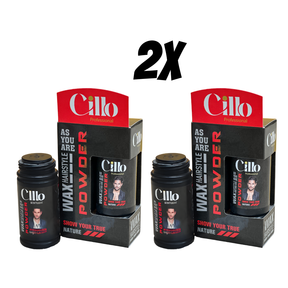 2x Cillo Volumizing Hair Styling Powder Texture 20g