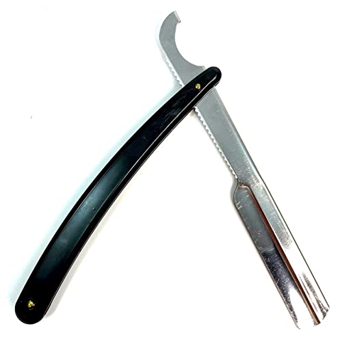 6x Classic Straight Edge Barber Razor With Astra Razor Blades 100