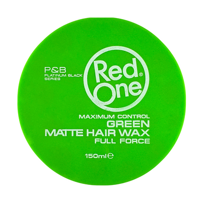 RedOne Green Matte Hair Styling Wax Full Force | 150 ml | Red One Wax - 2005