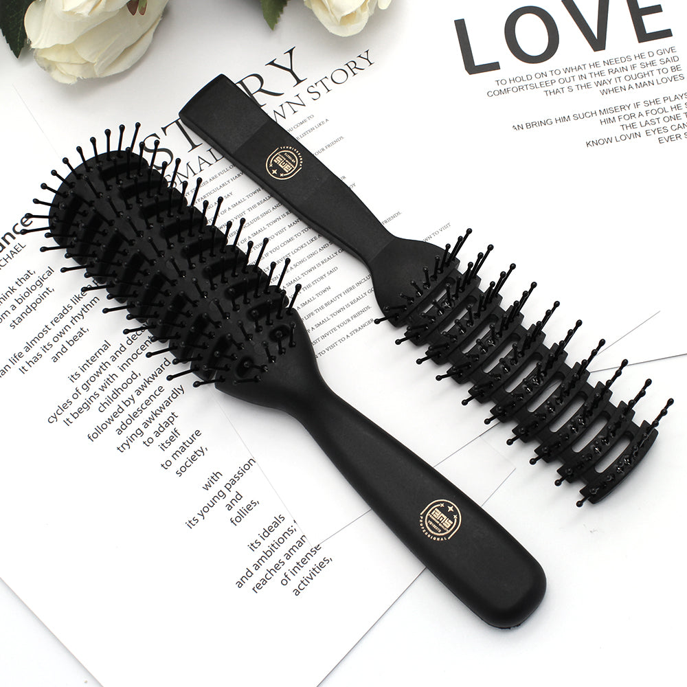 Anti-Static Massage Hair Care Ribs Plastic Vent Hair Brush - VB0027S