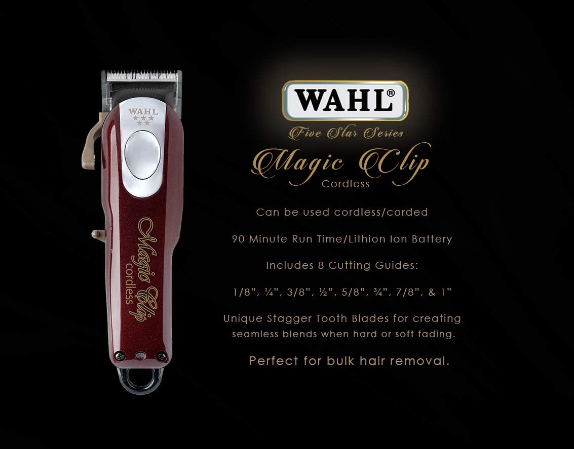 Wahl Professional 5-Star Cordless Magic Professional Barber Clippers