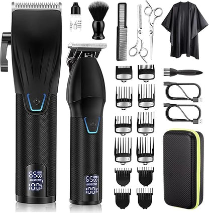 Professional Hair Hair Clippers for Men, Beard Trimmer Grooming Haircut Kit