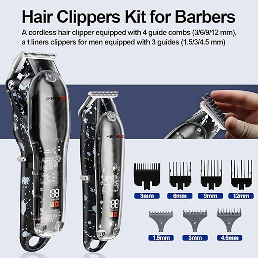 Hair Clippers for Men Professional Cordless Rechargeable Gifts for Men