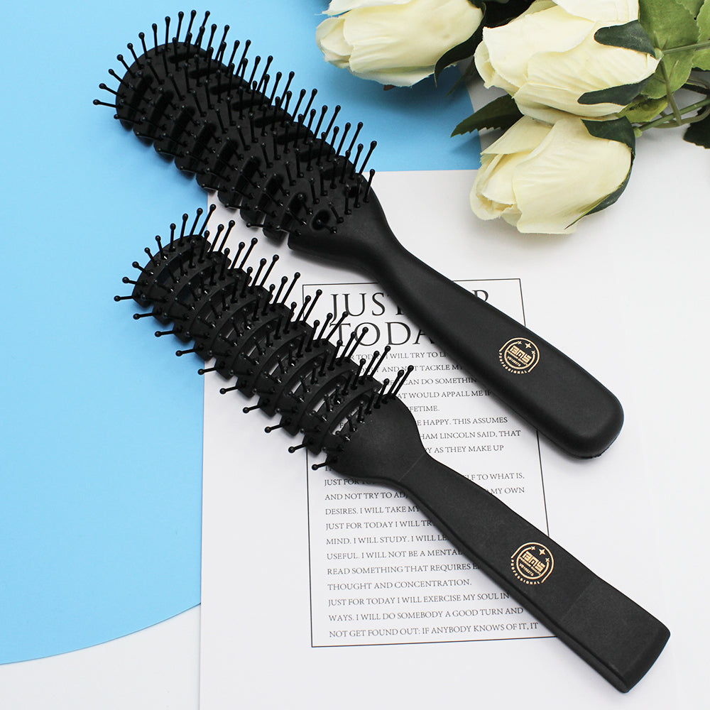 Anti-Static Massage Hair Care Ribs Plastic Vent Hair Brush - VB0027S