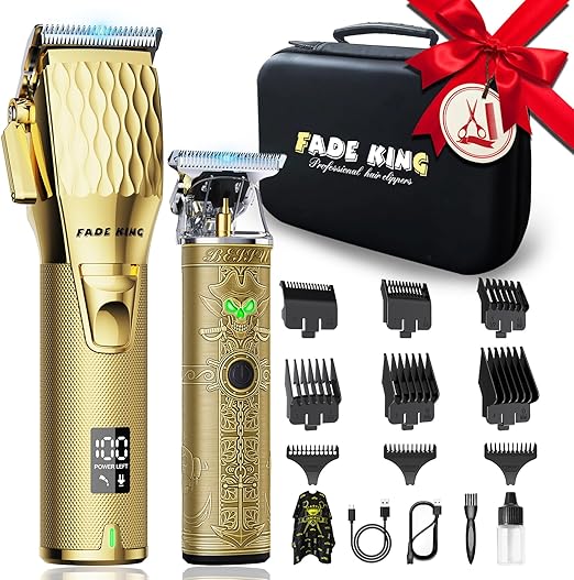 Professional Hair Clippers for Men - Cordless Beard Trimmer for Men