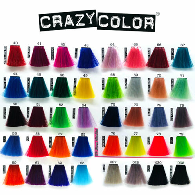 Crazy Color Semi Permanent Colour 100ml (Choose Your Color)