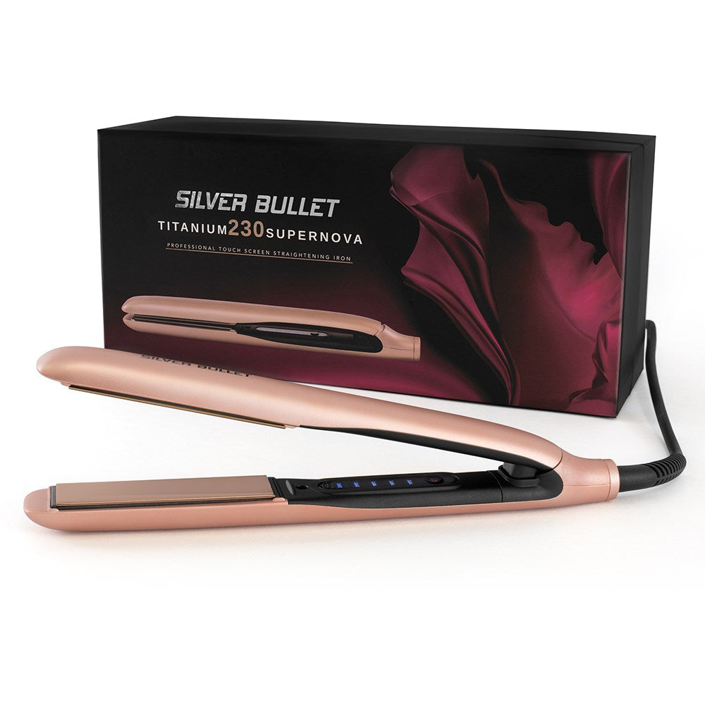 Silver Bullet Titanium 230 Supernova Hair Straighteners Rose Gold