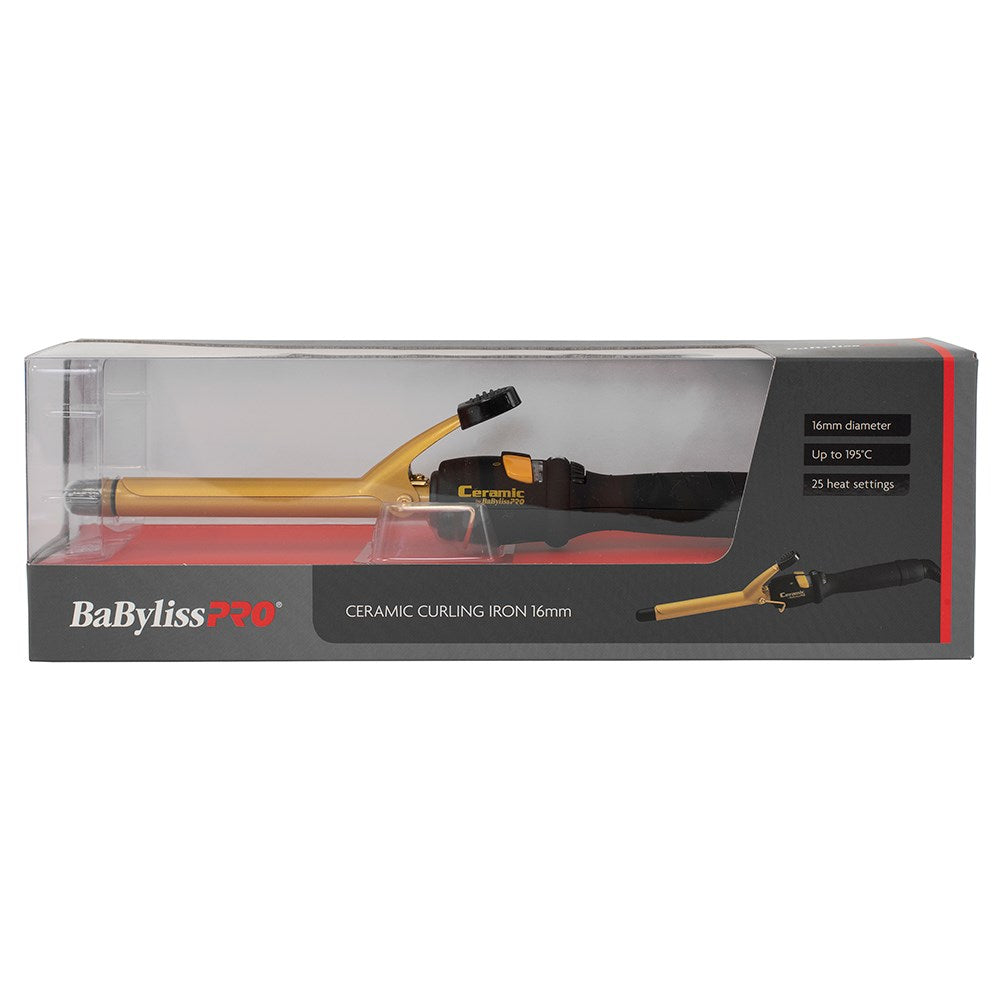 BaBylissPRO Ceramic Hair Curling Iron 16mm