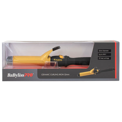 BaBylissPRO Ceramic Hair Curling Iron 32mm