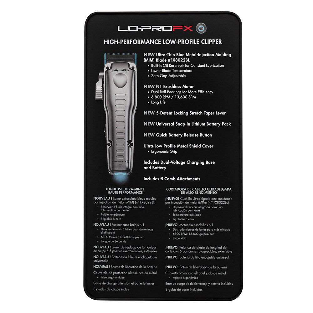 BaBylissPRO FXOne LoPROFX Professional Barber Clippers