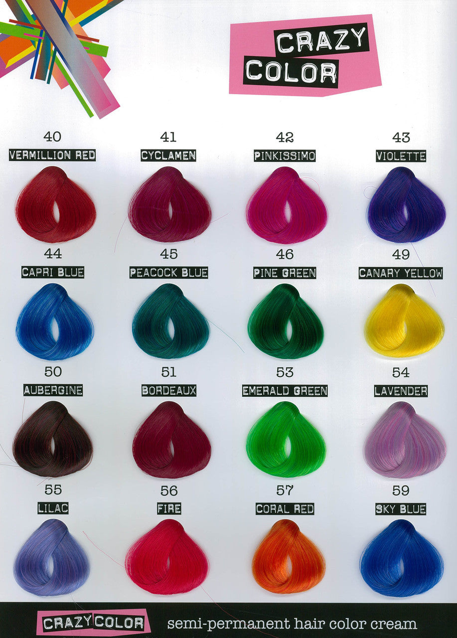 Crazy Color Semi Permanent Colour 100ml (Choose Your Color)