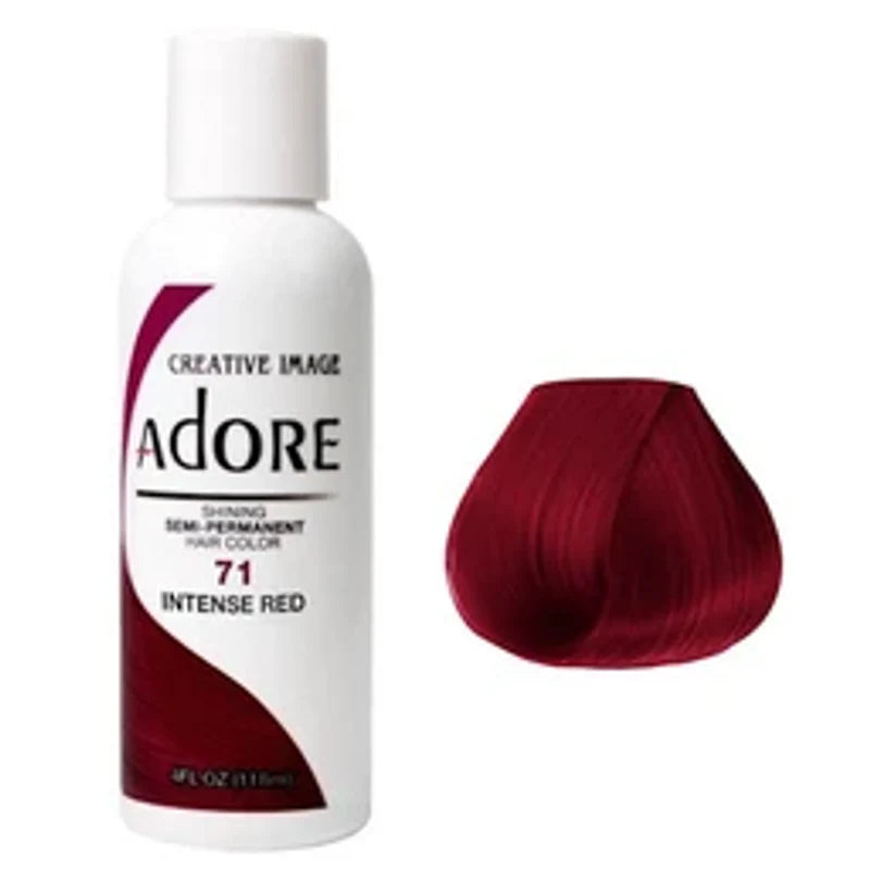 Adore Semi Permanent Hair Colour 71 Intense Red 118ml