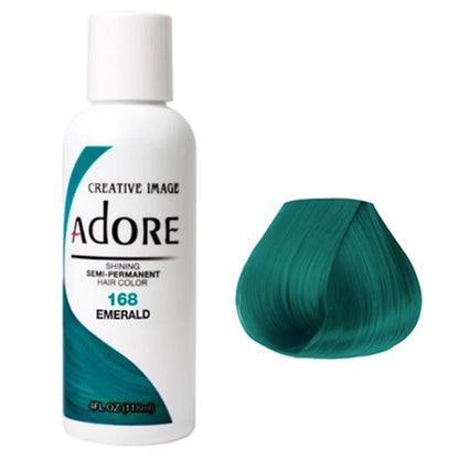 Adore Semi Permanent Hair Colour 168 Emerald 118ml