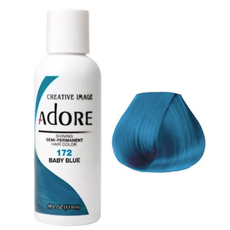 Adore Semi Permanent Hair Colour 172 Baby Blue 118ml