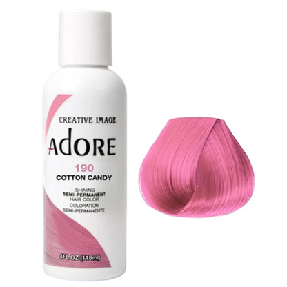 Adore Semi Permanent Hair Colour 190 Cotton Candy 118ml