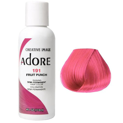 Adore Semi Permanent Hair Colour 191 Fruit Punch 118ml