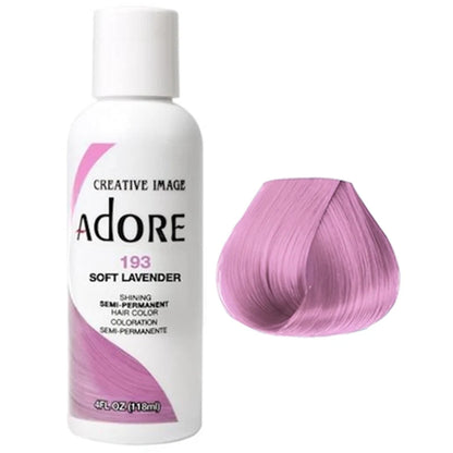 Adore Semi Permanent Hair Colour 193 Soft Lavender 118ml