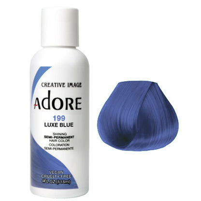 Adore Semi Permanent Hair Colour 199 Luxe Blue 118ml