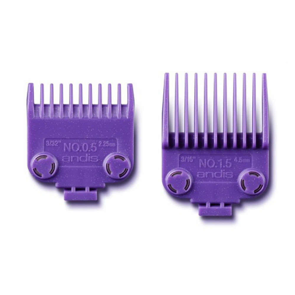 ANDIS Magnetic Clipper Comb Set for Master #0.5 & #1.5 - 2pcs