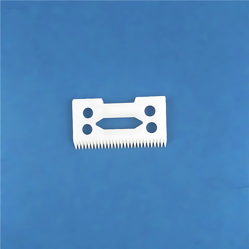 Ceramic Blade Hair Clipper 4 Holes Black and White - 8591