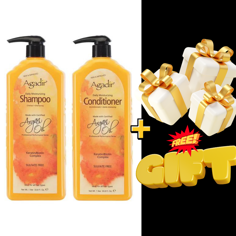 Agadir Argan Oil Daily Moisturizing Shampoo And Conditioner 1 Litre