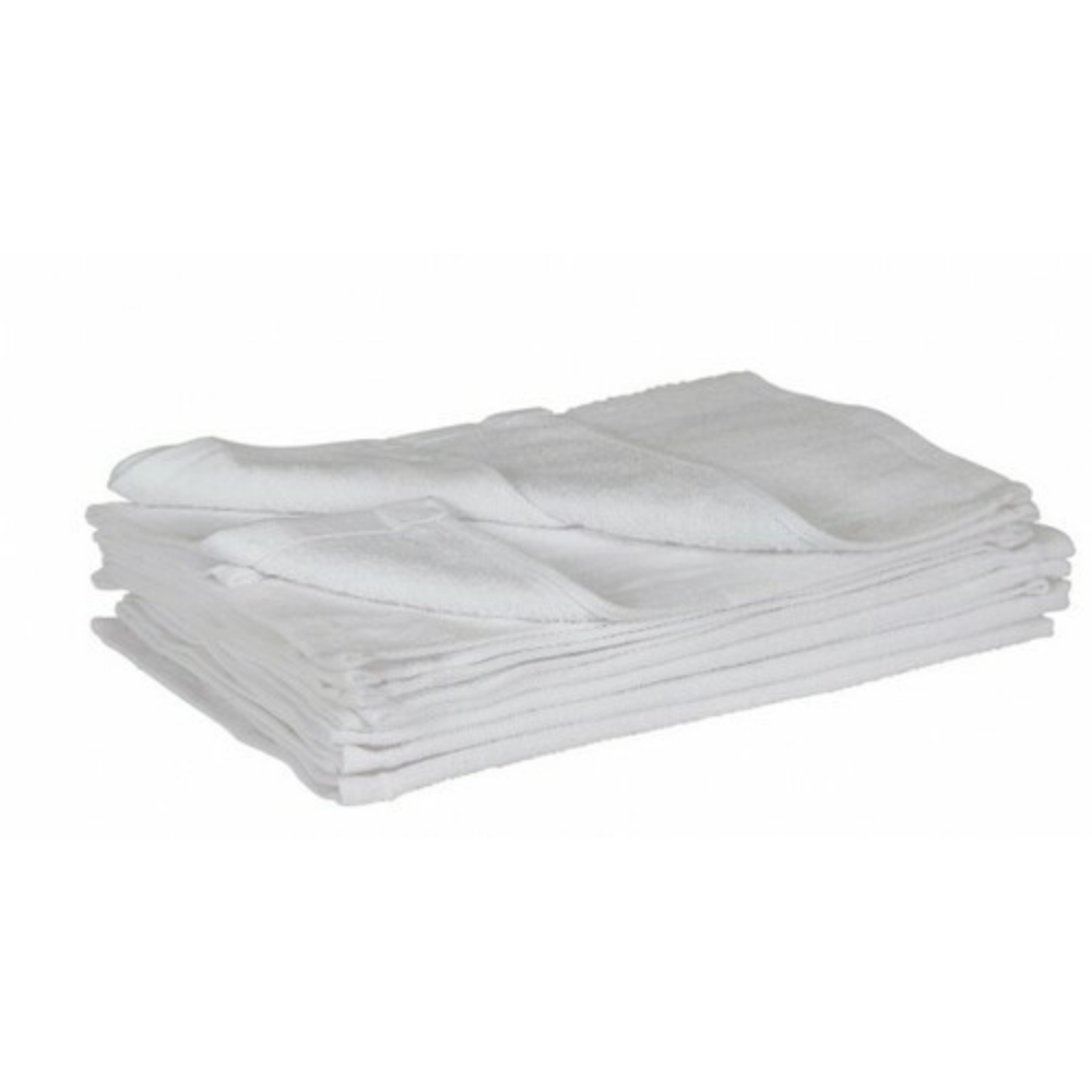 8 White Towel 100% Cotton Hand Towels Beauty Gym Hotel Spa 32x60