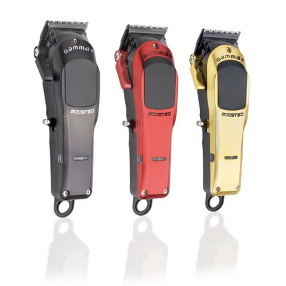 Gamma + Boosted Hair Clipper With 3 Covers Professional Barber Clippers