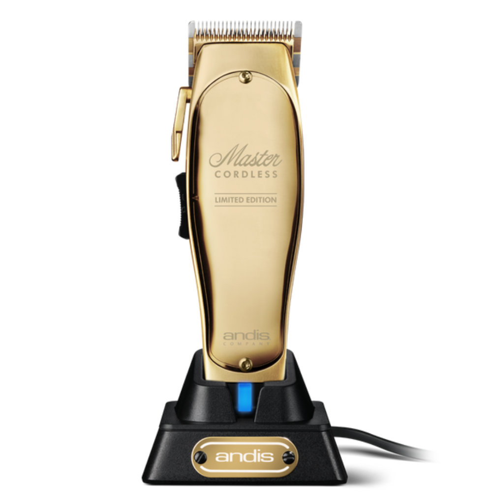 Andis Master Gold Professional Barber Clippers MLC Cordless Limited Edition #12540