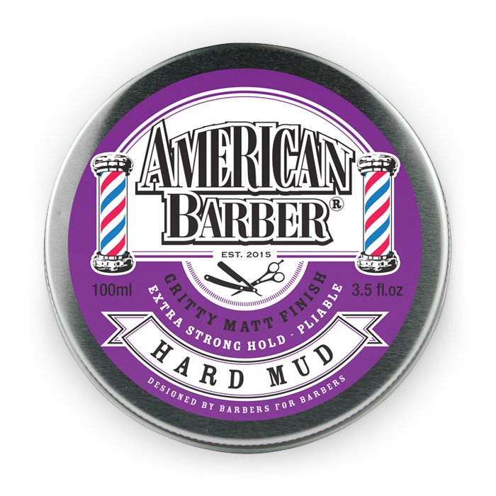 American Barber 100ml Hair Styling Wax Purple Hard Mud