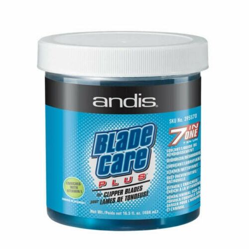 Andis Clipper Blade Care Plus 7 in 1 Cooling Barber Disinfectant Jar 488ml