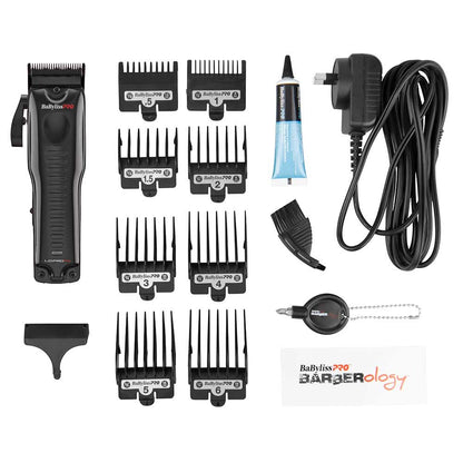 BaBylissPRO LoPROFX Professional Barber Clippers - Black