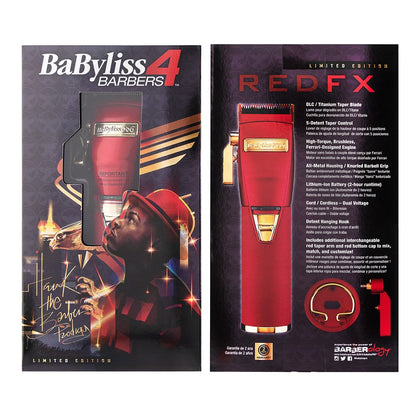 BaBylissPRO RedFX Lithium Professional Barber Clippers