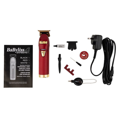 BaBylissPRO RedFX Skeleton Lithium Hair Cutting Trimmer