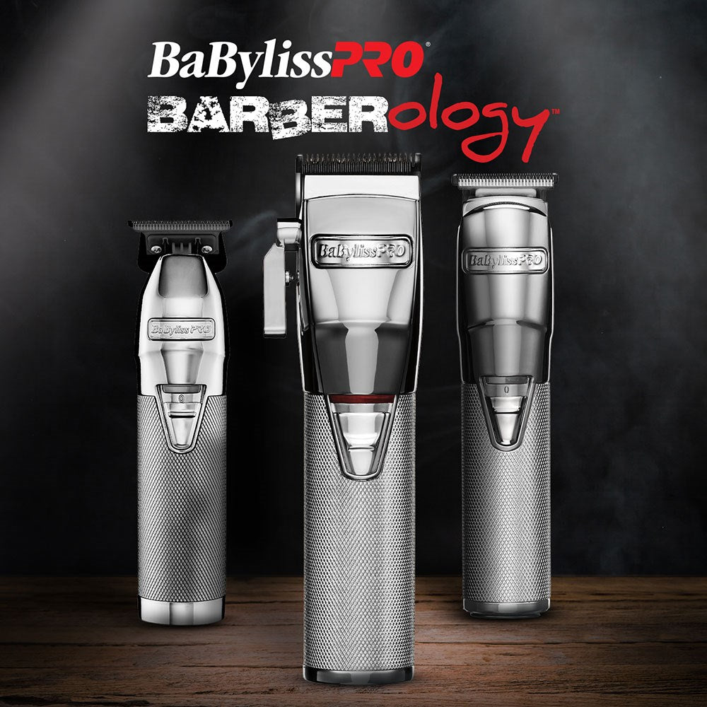 BaBylissPRO SilverFX Lithium Professional Barber Clippers - Silver